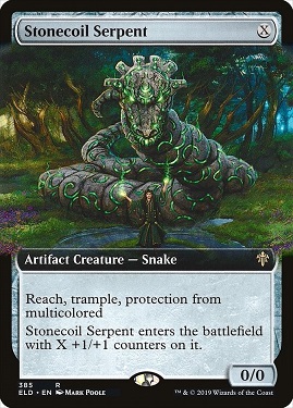 🔥 Stonecoil Serpent Throne of Eldraine Bordless